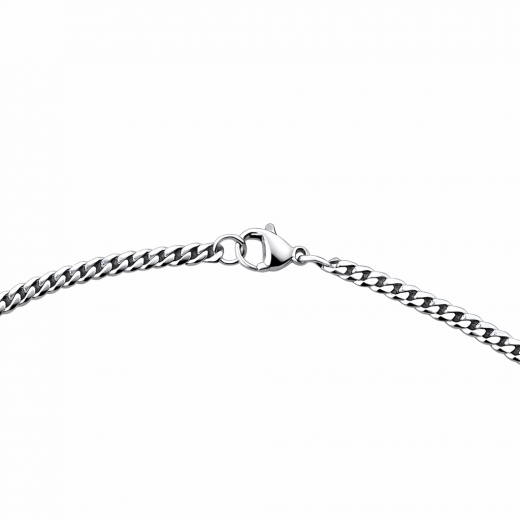 Edelstahl Anhänger Spiegelglanz mit Herzmotiv & Wunschgravur – inkl. 60 cm Kette