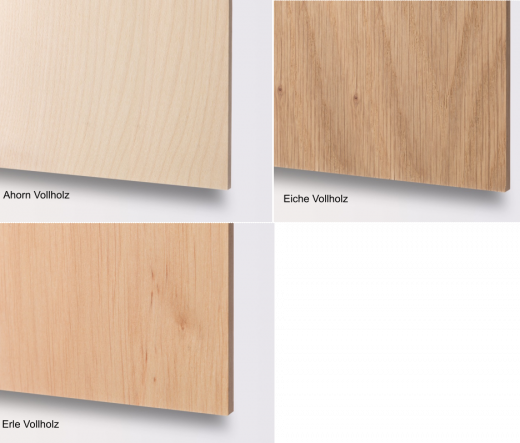 Vollholz Namensschild mit Metalloptik-Inlay – personalisiert