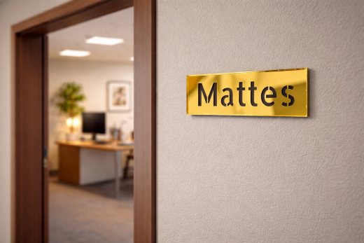 Spiegelglas Acryl Schild – Gravur mit Wunschtext