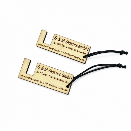 Handyhalter Holz personalisiert