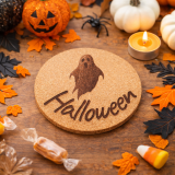 Personalisierter Untersetzer aus Kork – mit Wunschgravur & Motiv