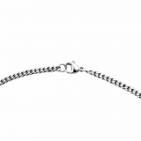 Edelstahl Anhänger Spiegelglanz mit Herzmotiv & Wunschgravur – inkl. 60 cm Kette