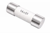 High-End Zylinder-Sicherung 14x51 mm Keramik 24 Karat vergoldet, versilbert oder Kupfer
