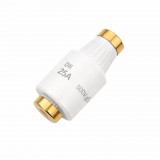 High-End Sicherung Diazed DII E27 Keramik 24 Karat vergoldet