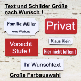 Acryl Kunststoffschild graviert