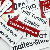 Acryl Kunststoffschild graviert