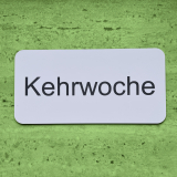 Acryl Kunststoffschild graviert