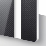 Carbon-Optik/Weiß L492