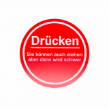 Acryl Kunststoffschild Rund / Oval graviert