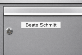 PVC Folien Namensschild für Tür, Briefkasten & Klingel selbstklebend 12mm breit