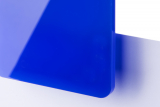 Acryl Blau lichtdurchlässig 117126