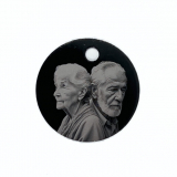 Anhänger mit Fotogravur und Wunschtext