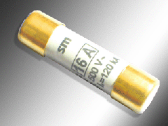 High-End Zylinder-Sicherung 10x38 mm Keramik 24 Karat vergoldet, versilbert oder Kupfer